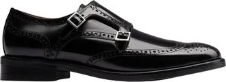 Parall&egrave;le Ucla Monk Moccasin - Dames - Loafers - Zwart - 39 1/2 EU - Leer - Schoenen