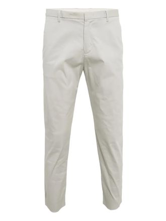 Emporio Armani cotton trousers - men - Elastane/Cotton/Cotton - 50 - Grey
