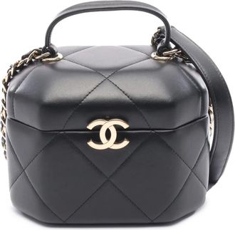 Chanel 2021-2025 Small Quilted Lambskin Vanity Bag shoulder bag - Nero