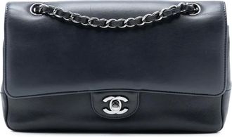Chanel 2016-2017 Medium Smooth Calfskin Pure Double Flap shoulder bag - Nero
