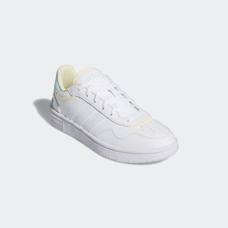 adidas Sneaker ADIDAS SPORTSWEAR HOOPS 3.0 SE, Damen, Gr. 38,5, weiss (cloud wei&szlig;, easy gelb, halo mint), Synthetik, Schuhe Sneaker