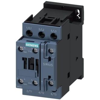 SIEMENS Contactor Siemens 15kw 3p 400v 1na+1nc Bobina 230v Sirius 3rt2027-1al20