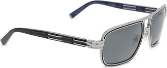 Zilli Pierre pilot-frame sunglasses - Black