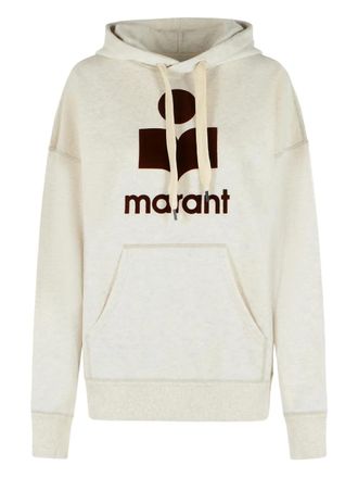 Isabel Marant Hoodie met logo - Beige