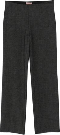 Romeo Gigli 1997-1998 broek met pied-de-poule print - Zwart