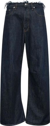 Maison Margiela Frayed Wide-leg Jeans