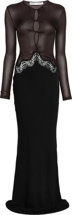 CHRISTOPHER ESBER Lace-detail Maxi Dress