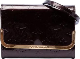 Louis Vuitton Pre-owned Rossmore PM - Dames - Vintage Schoudertas - Paars - ONE Size - Leer - Vintage