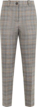 PESERICO Dames, Broeken, Grijs, Maat: XL Katoen