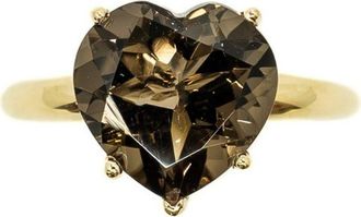 Fry Powers Heart Ring in Smoky Quartz at Nordstrom, Size 6