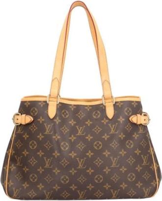 Louis Vuitton Pre-owned Tote Bags, female, Brown, Size: ONE SIZE Pre-owned Vintage Canvas Tote Bag