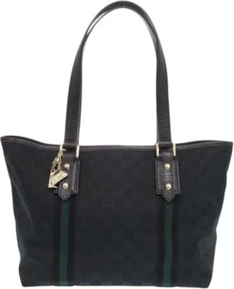 Gucci Pre-owned Canvas gucci-bags - Dames - Vintage Shopper - Zwart - ONE Size - Vintage