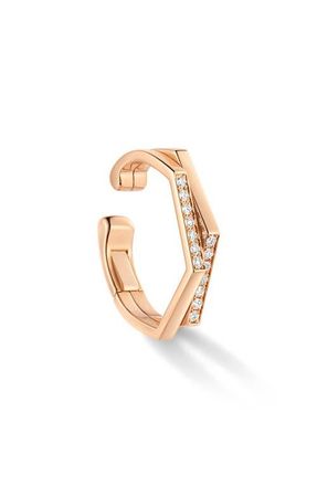 Repossi Antifer Diamond Ear Cuff in Rose Gold at Nordstrom