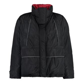 Balenciaga Winter Jackets, male, Black, Size: M Oversize Down Winter Jacket