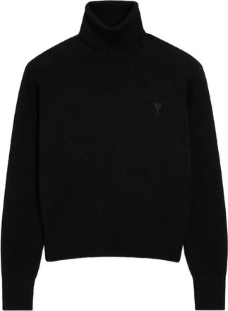 Ami Maglione a collo alto Ami de Coeur - Nero