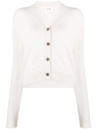 Lisa Yang Marion V-neck cardigan - White