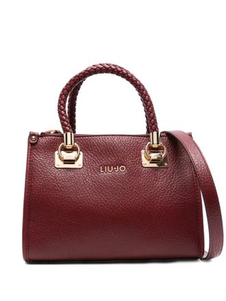 Liu Jo braided-handles tote bag - women - Polyester/Polyester/Polyurethane Resin - One Size - Red