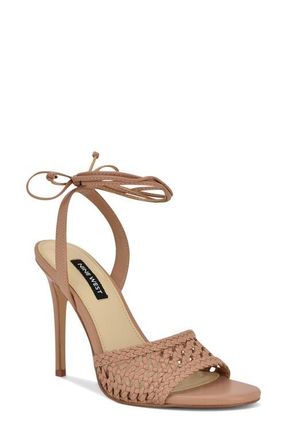 Nine West Merta Stiletto Sandal in Natural Light at Nordstrom, Size 9.5