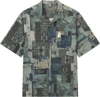 Musium Div. Camicia con bottoni - Blu