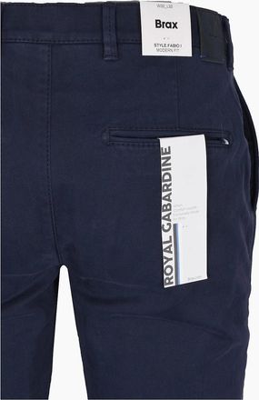 Brax Mens Brax Fabio Cotton Trouser Navy - Size: 36