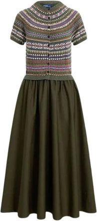 Polo Ralph Lauren Donna, Abiti, Verde, XS, new
