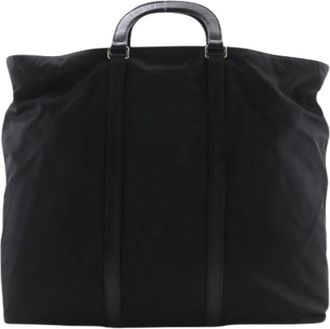Prada Pre-owned Nylon Boston Bag - unisex - Vintage Shopper - Zwart - ONE Size - Nylon - Vintage