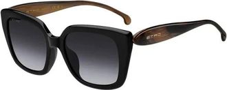 Etro 0085/F/S Zonnebril - Dames - Zonnebrillen - Zwart - 54 MM - Accessoires