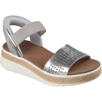 Skechers BOBS Sun Ray Dames Zilveren Sandalen