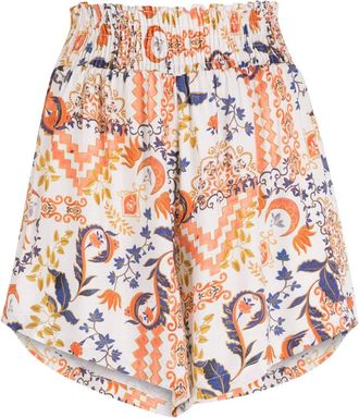 Lygia & Nanny Camelia mix print shorts - women - Viscose - 44 - Neutrals