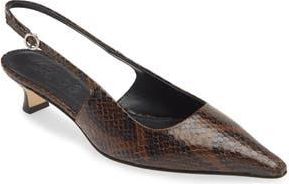 Aeyde Catrina Pointed Toe Pump in Moka at Nordstrom Rack, Size 7Us / 37Eu