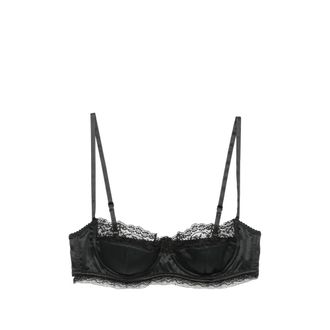 Dolce & Gabbana Lace-trim Satin Bra