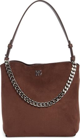 DKNY Kennedy Bucket Bag in Chocolate at Nordstrom Rack
