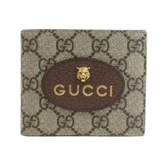 Gucci Pre-owned Bill Wallet (Bi-fold) - unisex - Gucci Vintage - Vintage Wallets - Brown - ONE SIZE - Pre-owned