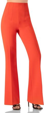 Ivonne Flared Pants with Pockets in Orange at Nordstrom, Size 14