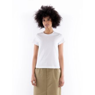 Pinko Bussolotto T-Shirt - Dames - T-shirts - Wit - XL - Katoen - Tops