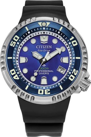 Citizen Promaster Dive Mens Black Watch BN1025-08L Rubber - One Size