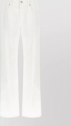 Brunello Cucinelli denim high-rise straight-leg jeans
