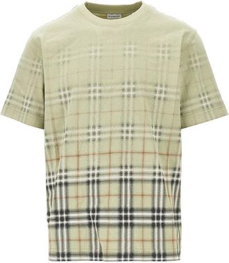 Burberry Cotton T-shirt with faded Check motif Man S