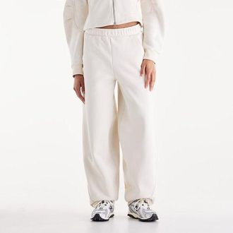 New Balance Mujer Athletics Crafted Fleece Pant en Beige, Vell&oacute;n de algod&oacute;n, Talla XS