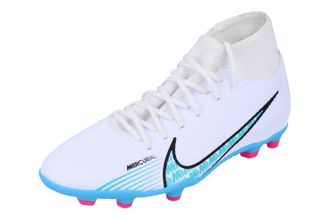 Nike Superfly 9 Club FG/MG Mens Football Boots - White - Size UK 8.5
