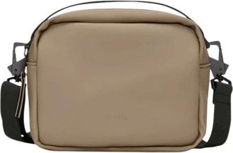Rains Box Bag W3 - Heren - Schoudertassen - Beige - ONE Size - Polyester - Tassen