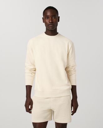 Vuori Clothing Cypress Vintage Crew Neck Shirt | Buttermilk Heather | Medium