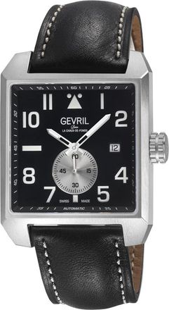 Gevril Group Herald Square Automatic Black Dial Mens Watch 44720
