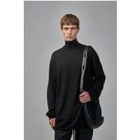 Rick Owens Oversized Knit Turtleneck Sweater