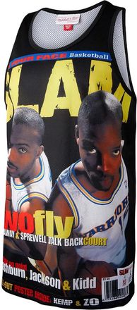 Mitchell & Ness Canotta Slam NBA Golden State Warriors IM Hardaway and Latrell Sprewell - Nero