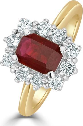 The Diamond Store Ruby 1.10ct And Diamond 0.50ct 18K Gold Ring