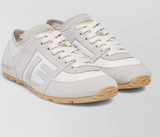 Balmain leather low-top sneakers