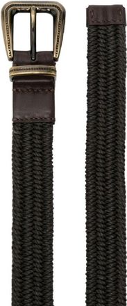 Brunello Cucinelli Womens Dark Brown Braided Belt