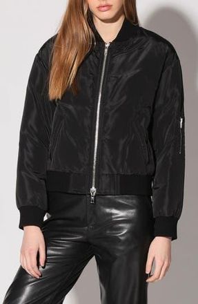 Walter Baker Elias Bomber Jacket in Black at Nordstrom Rack, Size X-Large