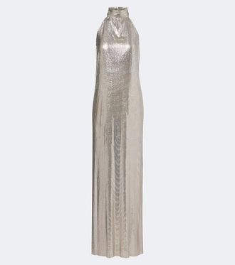 Stella McCartney Chainmail halterneck gown